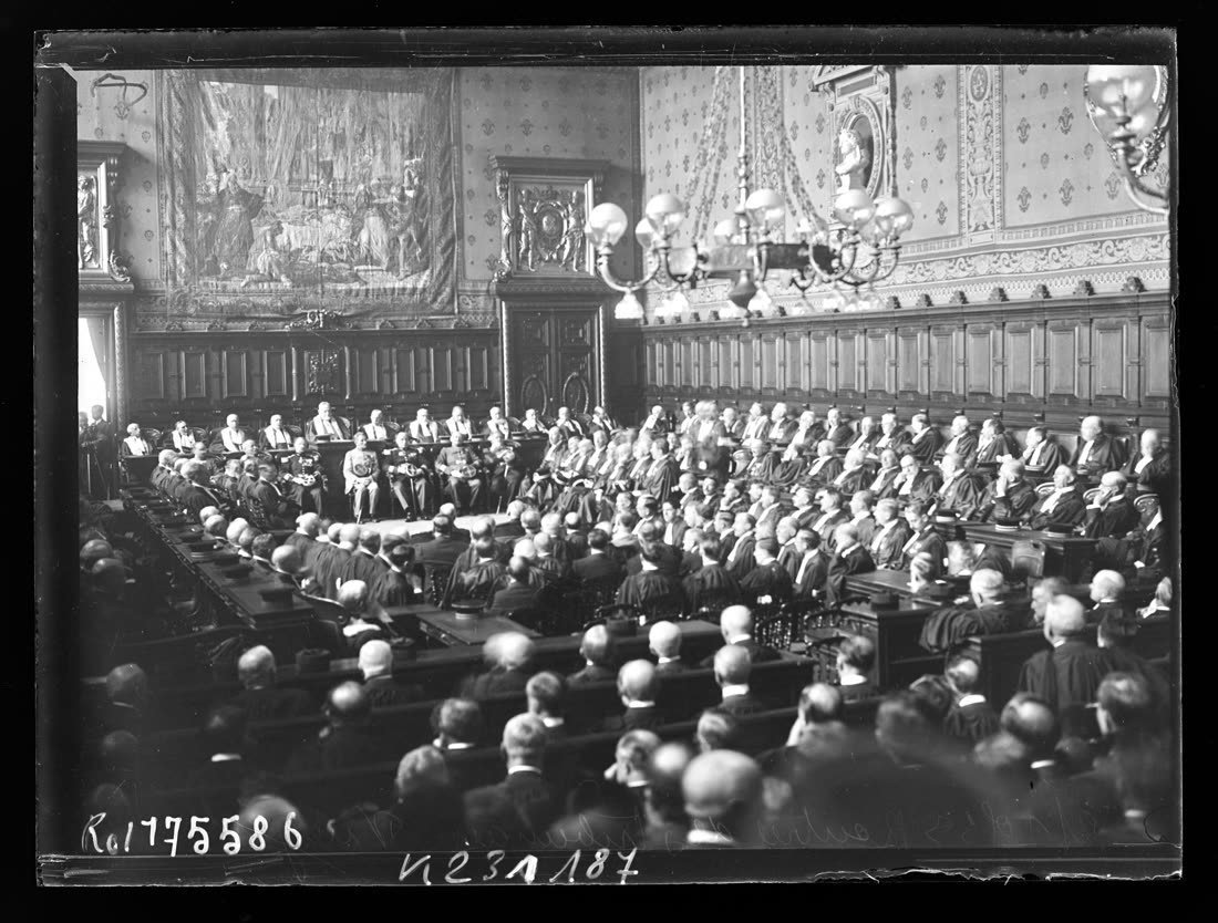 Rentrée des tribunaux le 2 octobre 1933, première chambre de la cour d’appel