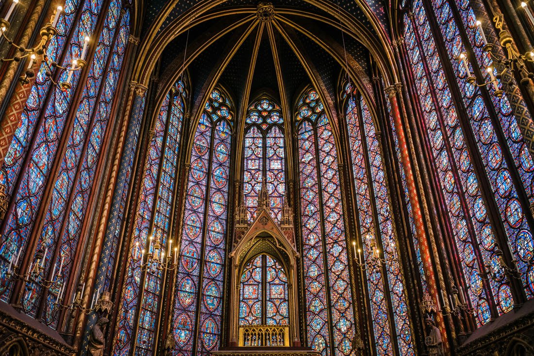 Les verrières de la chapelle haute de la Sainte-Chapelle